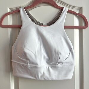 lululemon sports bra - white